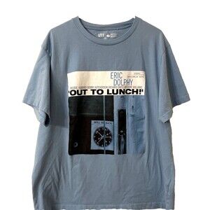 Eric Dolphy Out To Lunch T Shirt Adult Size XXL Uniqlo Blue Note Records Jazz
